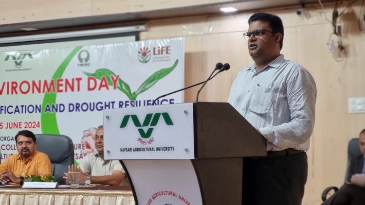 World Environment Day was celebrated by the N. M. College of Agriculture, ASPEE College of Horticulture, and College of Forestry, Navsari through various programs on June 5, 2024.