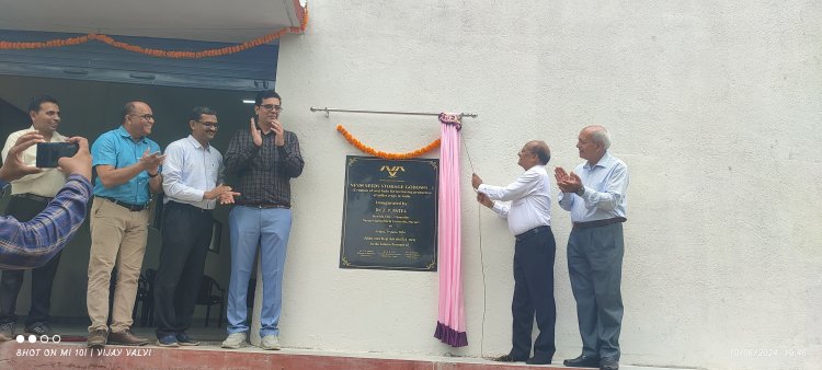 Two new NFSM SEEDS STORAGE GODOWN under Project ‘Creation of seed hubs for increasing production of millet crops in India’, NFSM, New Delhi at Rajendrapur and Rambhas Farm of Hill Millet Research Station (HMRS), Waghai was inaugurated by Hon’ble Vice-Chancellor Dr. Z. P. Patel in the solemn presence of Dr. T. R. Ahlawat, Director of Research