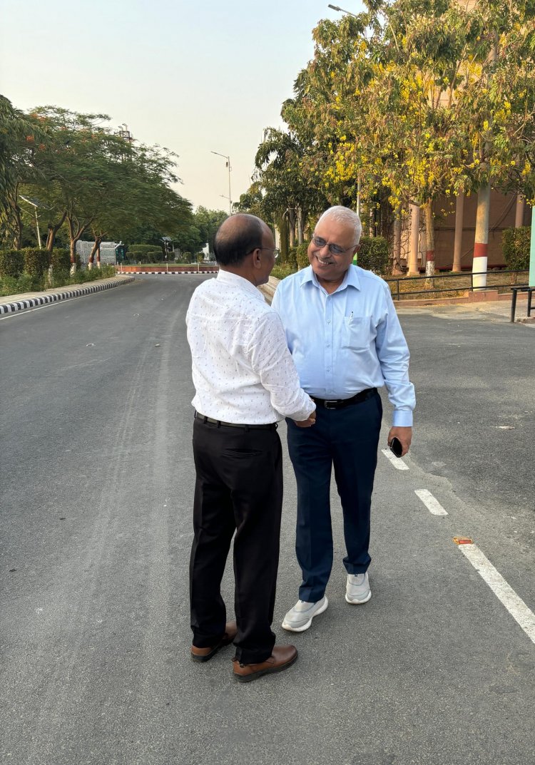 On June 12, 2024, Hon’ble Vice-Chancellor, Dr. Z. P. Patel held a meeting with Dr. Dinesh Kumar, Executive Secretary of the Indian Agricultural Universities Association (IAUA)