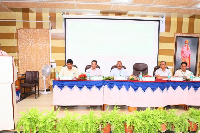 "Biodiversity is the key for developing variety of desirable traits in any fruit crops” underlined by Hon'ble Vice-Chancellor Dr. Z. P. Patel, during the inauguration of “Banana Biodiversity Fair cum Farmer Scientist interaction” on July 12, 2024  at Department of Fruit Science, ASPEE College of Horticulture, Navsari.