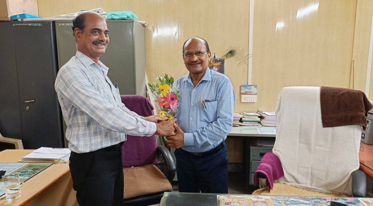 Hon'ble Vice-Chancellor Dr. Z. P. Patel visited the Regional Cotton Research Station, Bharuch on June 24, 2024