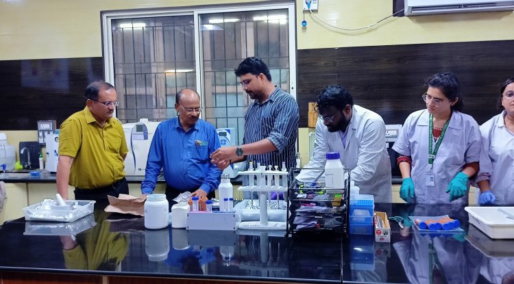 Hon’ble Vice-Chancellor Dr. Z. P. Patel inaugurated the newly established Centre for Geospatial Research and Technology (GREAT), a cutting-edge project funded by the Govt of Gujarat and visited the laboratories of the Department of FBTI and the Forest Biotechnology in College of Forestry on June 28, 2024.