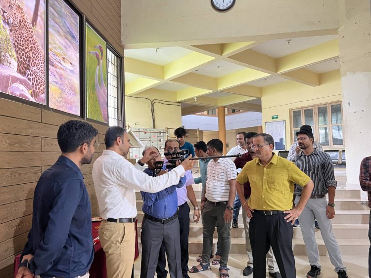 In a significant step towards enhancing the practical skills of forestry students, Hon'ble Vice-Chancellor Dr. Z. P. Patel inaugurated the Tranquilizer Gun, an important tool for the courses of wildlife, especially in the practicals of "Chemical Restraint of Wild animals in forested and human-dominated landscapes."