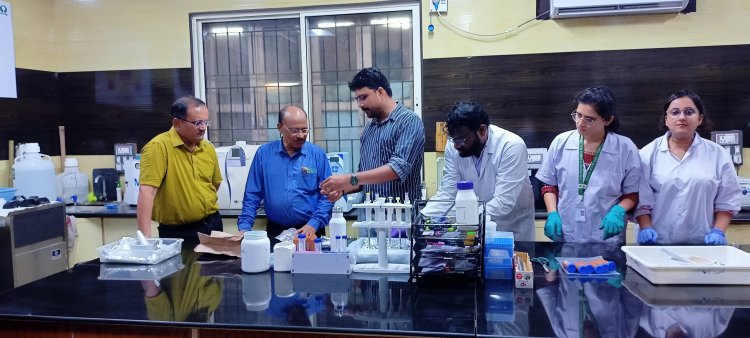 Hon’ble Vice-Chancellor Dr. Z. P. Patel inaugurated the newly established Centre for Geospatial Research and Technology (GREAT), a cutting-edge project funded by the Govt of Gujarat and visited the laboratories of the Department of FBTI and the Forest Biotechnology in College of Forestry on June 28, 2024.