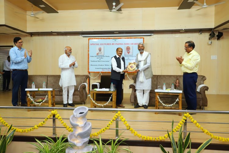 Under the visionary leadership of Hon’ble Vice-Chancellor Dr. Z. P. Patel, special lectures were organized by the Office of the Director of Students’ Welfare by Padma Shri Awardees at NAU on July 05, 2024.