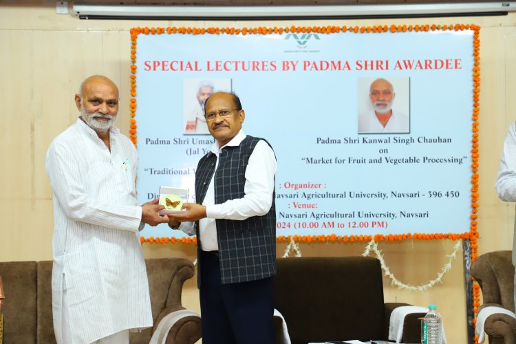 Under the visionary leadership of Hon’ble Vice-Chancellor Dr. Z. P. Patel, special lectures were organized by the Office of the Director of Students’ Welfare by Padma Shri Awardees at NAU on July 05, 2024.