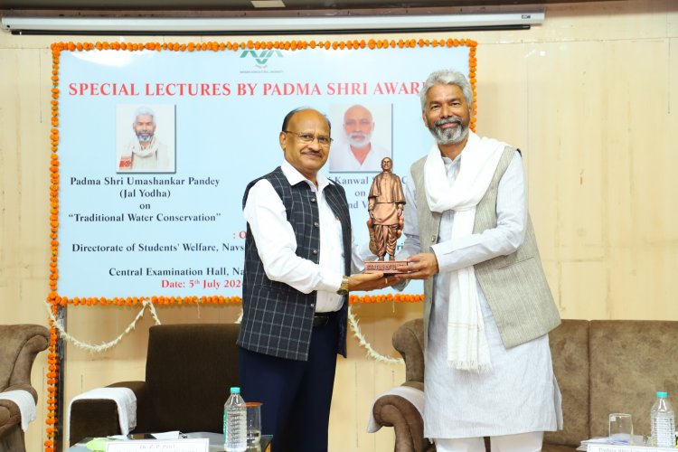 Under the visionary leadership of Hon’ble Vice-Chancellor Dr. Z. P. Patel, special lectures were organized by the Office of the Director of Students’ Welfare by Padma Shri Awardees at NAU on July 05, 2024.