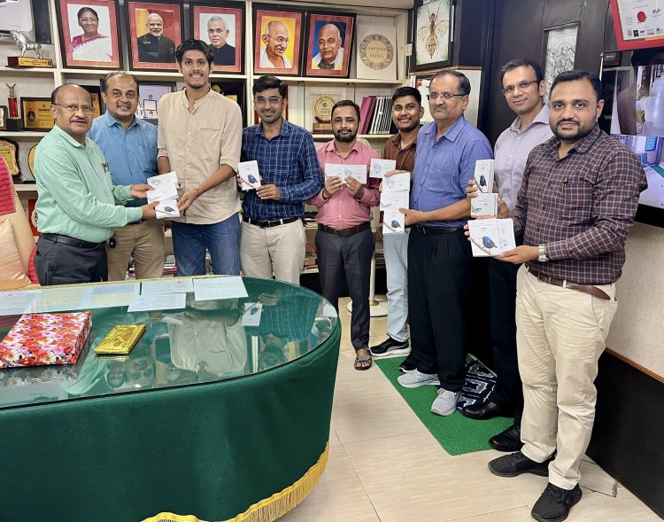 Jyotirmay Ulva, an undergraduate forestry student, has authored three booklets titled “Mammals, Birds & Reptiles of NAU.” These booklets were warmly launched by the Hon’ble Vice-Chancellor Dr. Z. P. Patel.