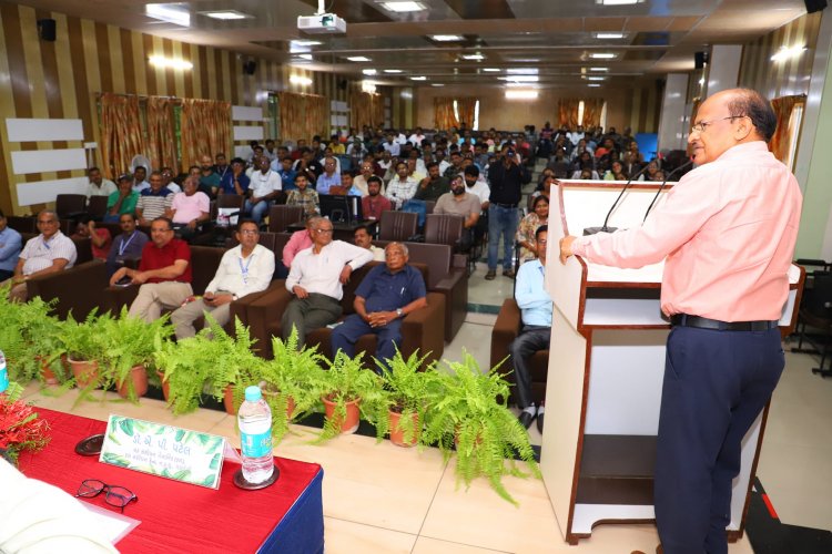 "Biodiversity is the key for developing variety of desirable traits in any fruit crops” underlined by Hon'ble Vice-Chancellor Dr. Z. P. Patel, during the inauguration of “Banana Biodiversity Fair cum Farmer Scientist interaction” on July 12, 2024  at Department of Fruit Science, ASPEE College of Horticulture, Navsari.