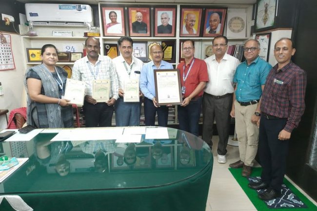 Department of Post Harvest Technology, ASPEE College of Horticulture, Navsari has patented another innovative design under the guidance and blessings of Hon'ble Vice-Chancellor Dr. Z. P. Patel. 