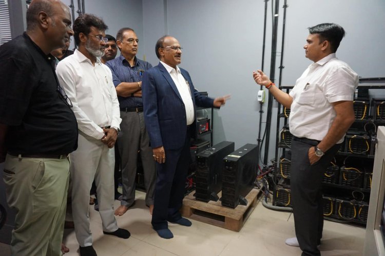 Hon'ble Vice-Chancellor Dr. Z. P. Patel, inaugurated the “Smart Data Center” at Department of Information Technology, NAU Navsari on August 31, 2024, marking a significant leap forward in the university's technological infrastructure.