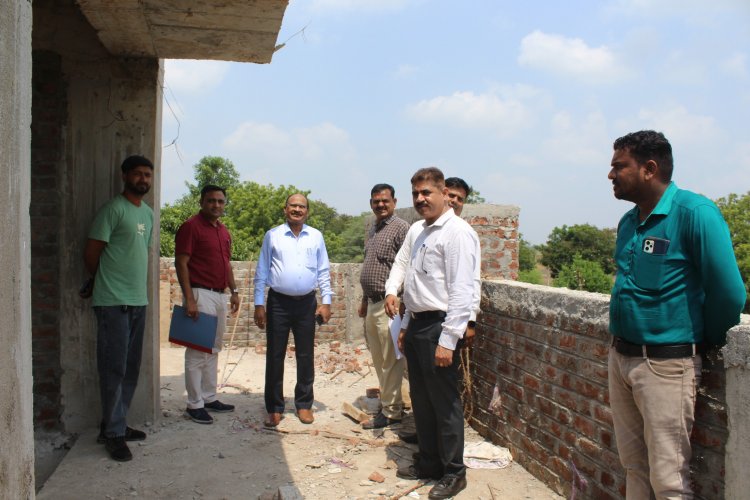 Hon’ble Vice-Chancellor visited Agricultural Research Station, Tanchha