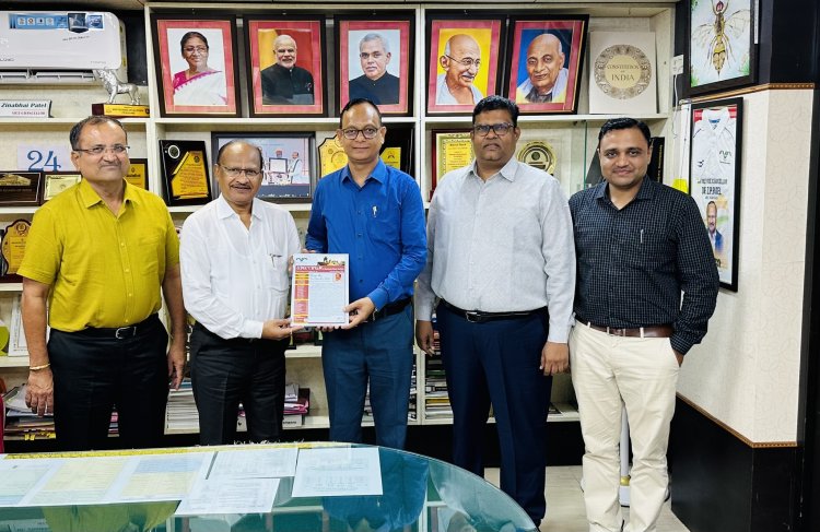 Hon’ble Vice-Chancellor Dr. Z. P. Patel received 1st copy of SPECTRUM 