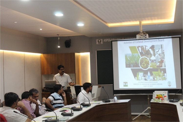 Two days orientation programme on "Production Technology and Value Addition in Coconut" 