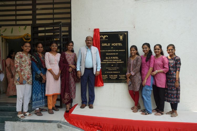 Hon’ble Vice-Chancellor Dr. Z. P. Patel inaugurated and laid the foundation stone for new facilities at the College of Agriculture (CoA), Bharuch 