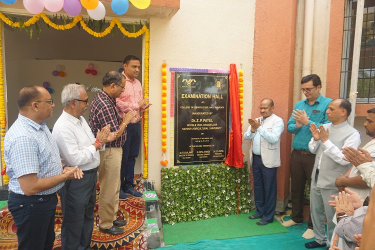 Hon’ble Vice-Chancellor Dr. Z. P. Patel inaugurated and laid the foundation stone for new facilities at the College of Agriculture (CoA), Bharuch 