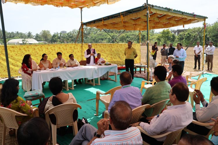 Hon’ble Vice-Chancellor Dr. Z. P. Patel laid the foundation stone for the ‘ASPEE Auditorium’ at NAU Navsari