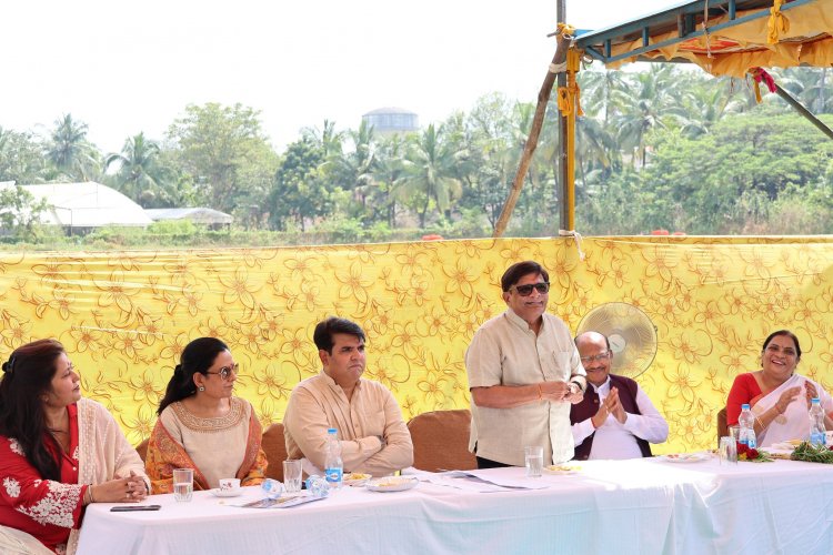 Hon’ble Vice-Chancellor Dr. Z. P. Patel laid the foundation stone for the ‘ASPEE Auditorium’ at NAU Navsari