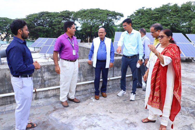 Hon'ble Vice-Chancellor Dr. Z. P. Patel inaugurated " RO Water Filter System" 