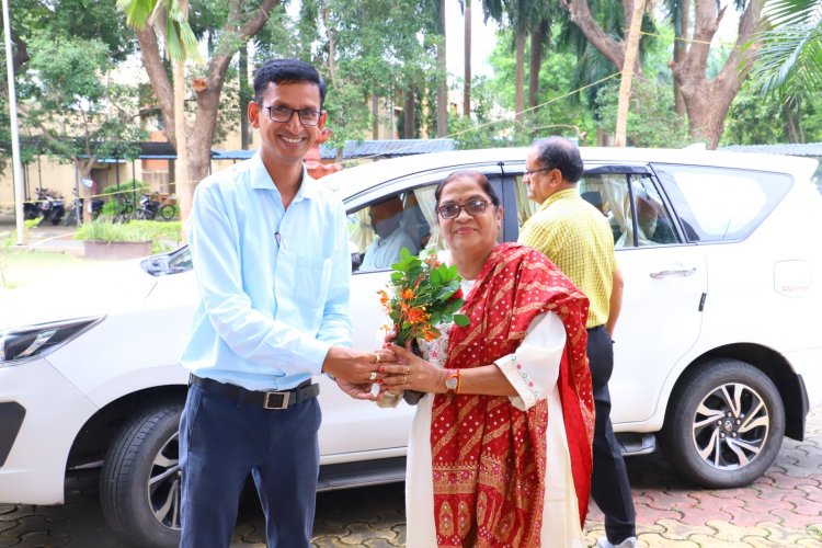 Hon'ble Vice-Chancellor Dr. Z. P. Patel inaugurated " RO Water Filter System" 