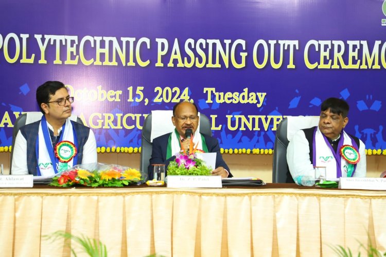 Hon'ble Vice-Chancellor Dr. Z. P. Patel; 2nd Polytechnic Passing Out Ceremony was organized on October 15, 2024 