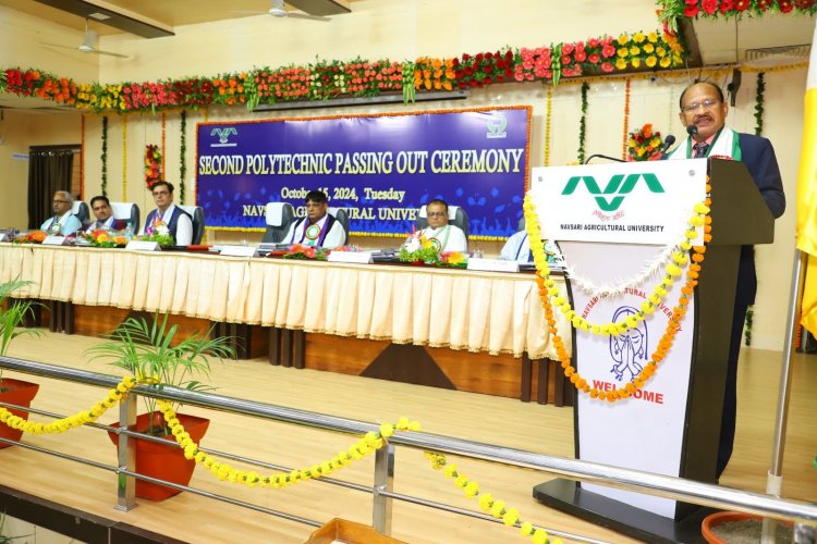 Hon'ble Vice-Chancellor Dr. Z. P. Patel; 2nd Polytechnic Passing Out Ceremony was organized on October 15, 2024 