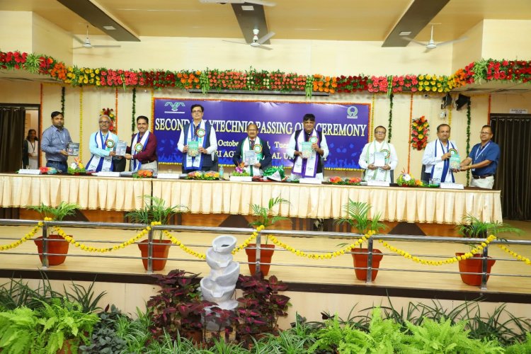 Hon'ble Vice-Chancellor Dr. Z. P. Patel; 2nd Polytechnic Passing Out Ceremony was organized on October 15, 2024 