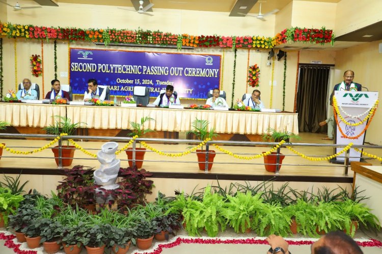 Hon'ble Vice-Chancellor Dr. Z. P. Patel; 2nd Polytechnic Passing Out Ceremony was organized on October 15, 2024 