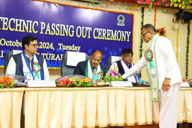 Hon'ble Vice-Chancellor Dr. Z. P. Patel; 2nd Polytechnic Passing Out Ceremony was organized on October 15, 2024 