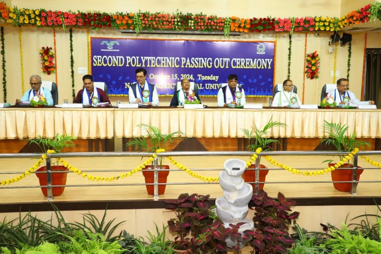 Hon'ble Vice-Chancellor Dr. Z. P. Patel; 2nd Polytechnic Passing Out Ceremony was organized on October 15, 2024 