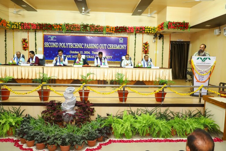 Hon'ble Vice-Chancellor Dr. Z. P. Patel; 2nd Polytechnic Passing Out Ceremony was organized on October 15, 2024 