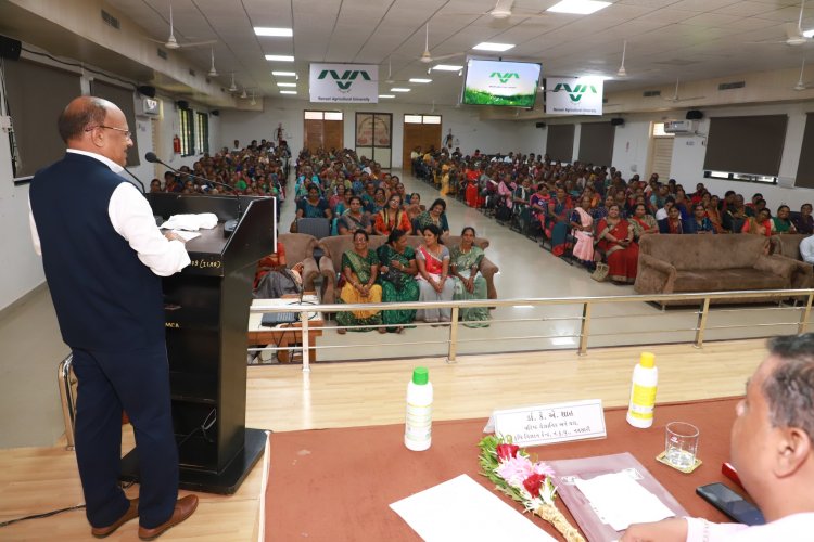 A Mahila Kisan divas was jointly organized by KVK, Navsari and IFFCO, Navsari 