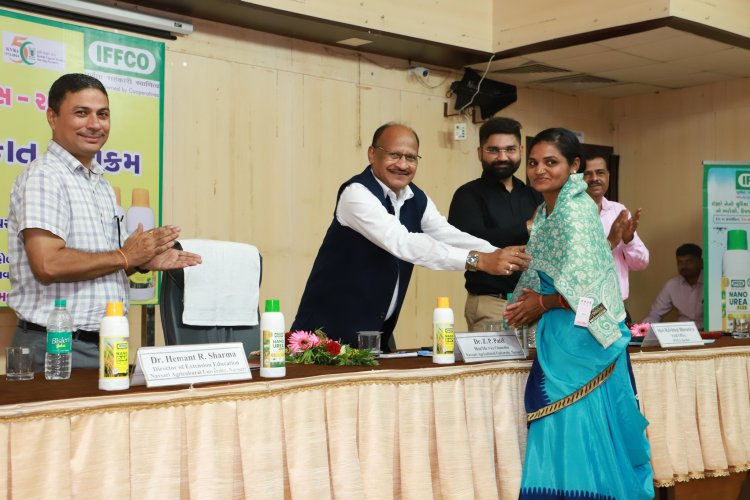 A Mahila Kisan divas was jointly organized by KVK, Navsari and IFFCO, Navsari 