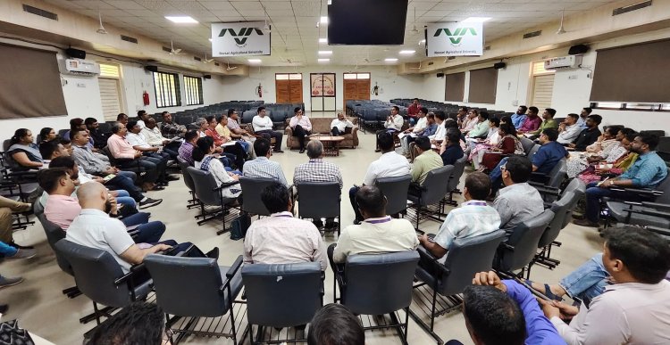 A brain storming session on “Shaping the Future of Horticulture in South Gujarat” was organized by Directorate of Research, NAU