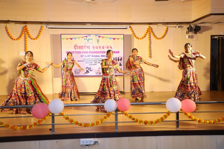 Induction cum foundation programme “Deeksharambh-2024-25” was organized by College of Forestry, Navsari on October 25, 2024