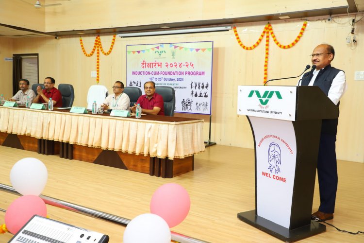 Induction cum foundation programme “Deeksharambh-2024-25” was organized by College of Forestry, Navsari on October 25, 2024