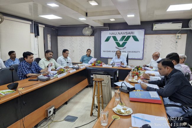 Hon’ble Vice-Chancellor Dr. Z. P. Patel chaired the 10th Purchase committee meeting