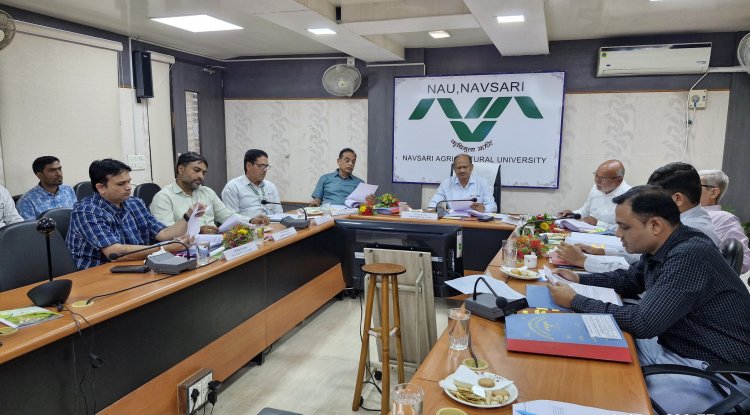 Hon’ble Vice-Chancellor Dr. Z. P. Patel chaired the 10th Purchase committee meeting 