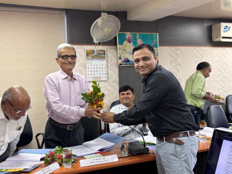 Hon’ble Vice-Chancellor Dr. Z. P. Patel chaired the 10th Purchase committee meeting 