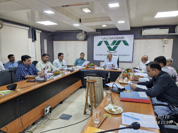 Hon’ble Vice-Chancellor Dr. Z. P. Patel chaired the 10th Purchase committee meeting 