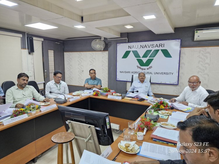 Hon’ble Vice-Chancellor Dr. Z. P. Patel chaired the 10th Purchase committee meeting 