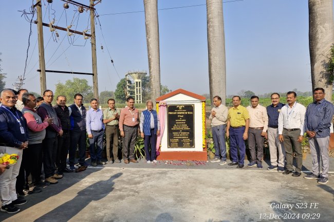 Hon'ble Vice-Chancellor Dr. Z. P. Patel inaugurated the 7-km-long precast compound wall