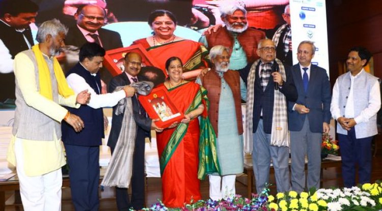 Hon’ble Vice-Chancellor Dr. Z. P. Patel Receives “Jal Prahari Samman” for Outstanding Contributions to Water Conservation