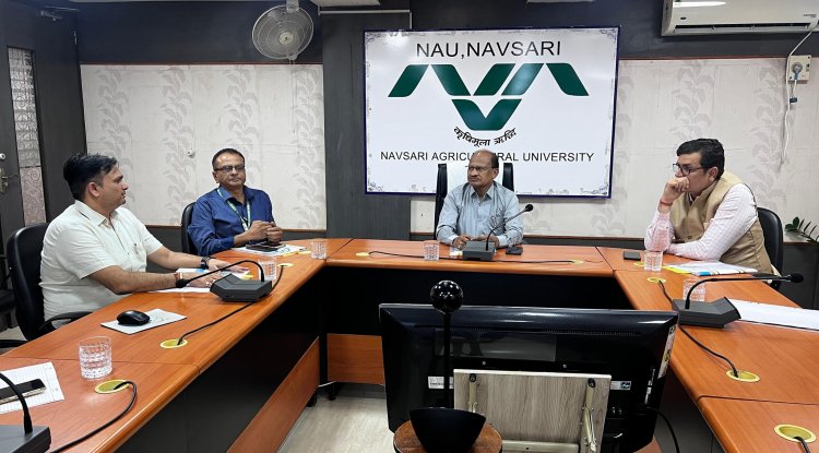 Hon’ble Vice-Chancellor Dr. Z. P. Patel chaired the 26th Finance Committee Meeting of NAU organized by Office of The Comptroller, on December 27, 2024.