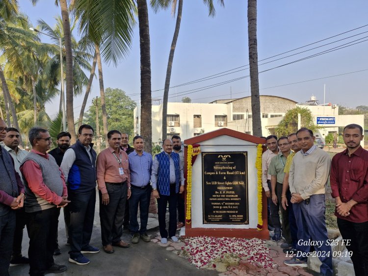 The ‘Strengthening of Existing Campus & Farm Roads’ and the installation of ‘New LED Street Lights,’ 