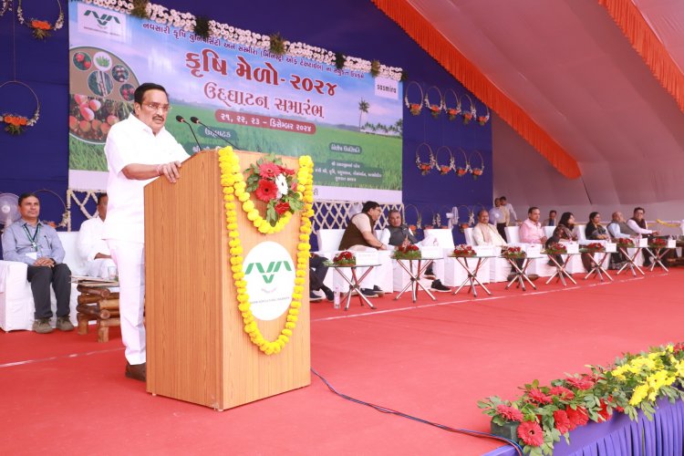 A three-days Mega Krushimela jointly organized by Navsari Agricultural University and SASMIRA, 