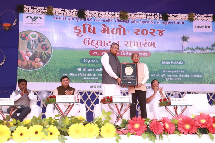 A three-days Mega Krushimela jointly organized by Navsari Agricultural University and SASMIRA, 