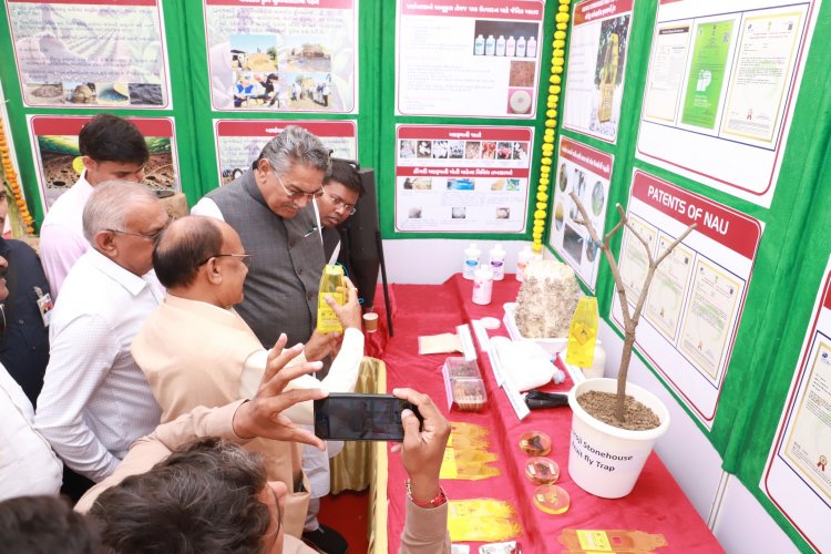 A three-days Mega Krushimela jointly organized by Navsari Agricultural University and SASMIRA, 