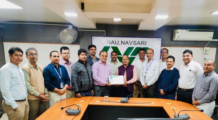 The faculties of College of Forestry, Navsari expressed deepest gratitude and thanks to Hon'ble Vice-Chancellor Dr. Z. P. Patel 