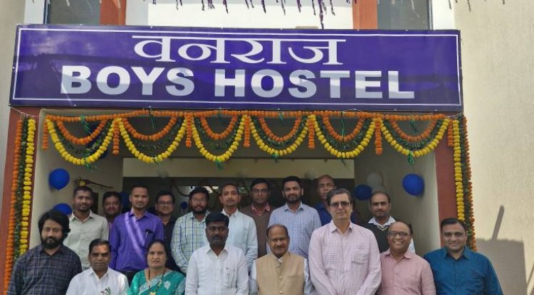 Hon’ble Vice-Chancellor Dr. Z. P. Patel inaugurated the newly constructed Boys' hostel for Polytechnic students at College of Agriculture, Waghai on January 23, 2025 